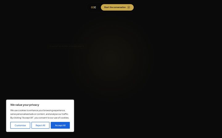 Screenshot of claudecowork-consultants.com