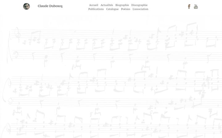 Screenshot of claudeduboscq.com