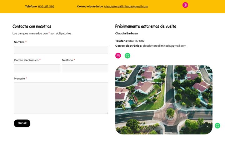 Screenshot of claudetterealestate.com