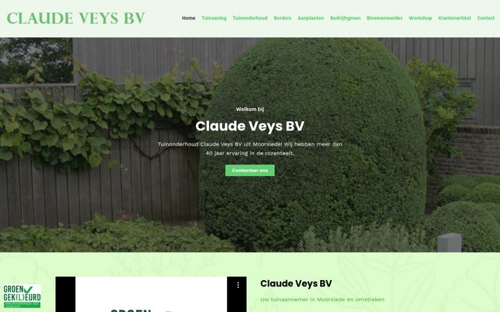 Screenshot of claudeveys.be