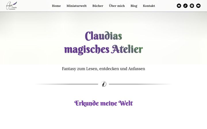 Screenshot of claudia-heimann.com