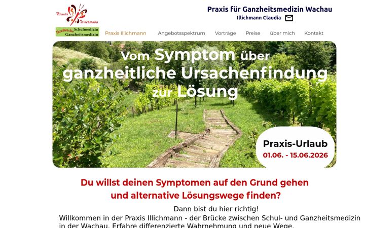 Screenshot of claudia-illichmann.at