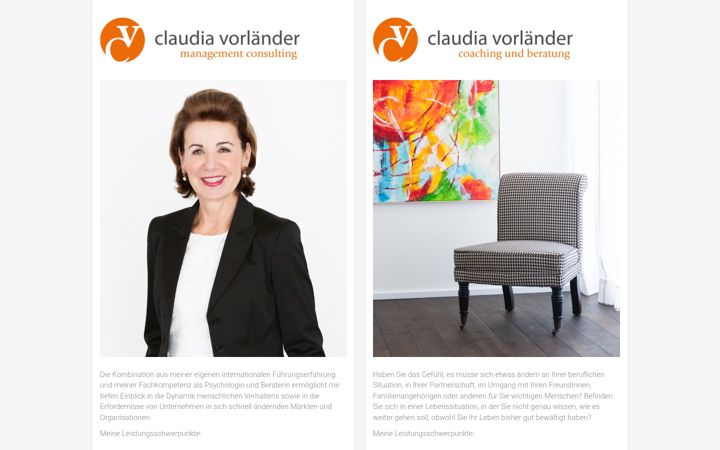 Screenshot of claudia-vorlaender.com
