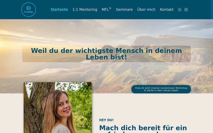 Screenshot of claudia-wiesenack.com