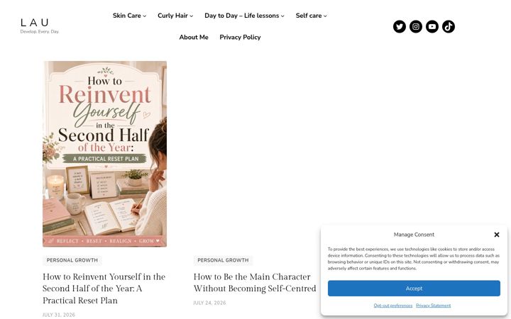 Screenshot of claudiabrito.com