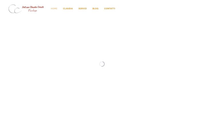 Screenshot of claudiaceruttipsicologa.it