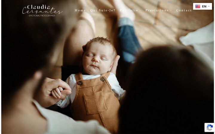 Screenshot of claudiacervantes-photographe.com
