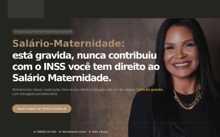 Screenshot van claudiacorreia.com.br