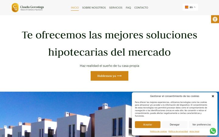 Screenshot of claudiagorostiaga.com