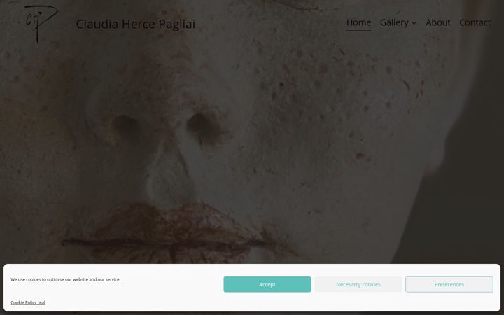 Screenshot of claudiaherce.art