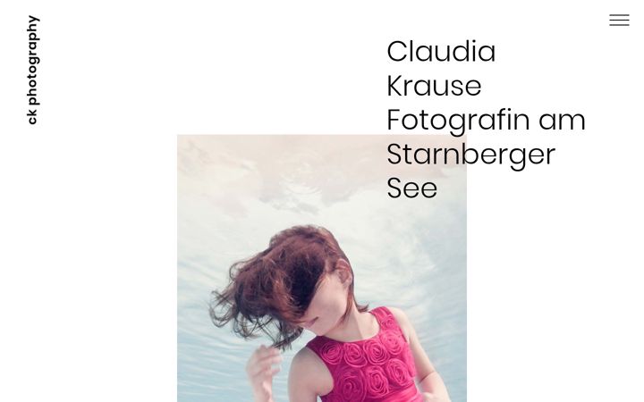 Screenshot of claudiakrause.com