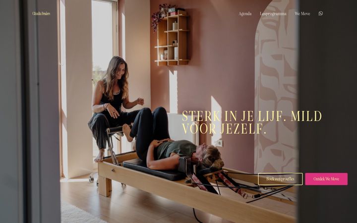 Screenshot of claudiapenders.nl