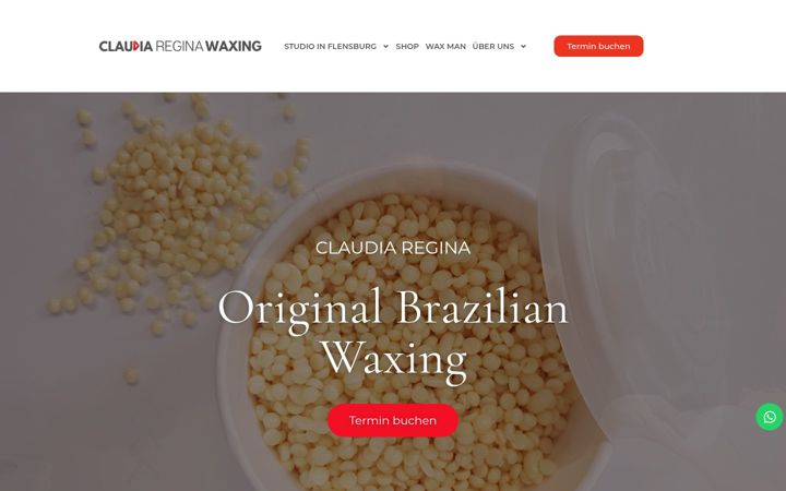 Screenshot of claudiareginadasilva.com