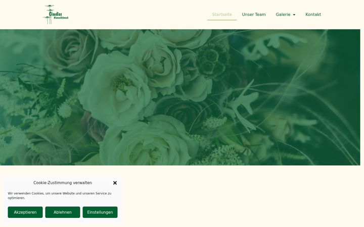Screenshot of claudias-blumenschmuck.com