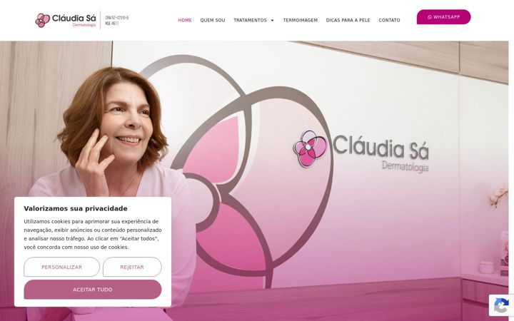 Screenshot van claudiasa.com.br