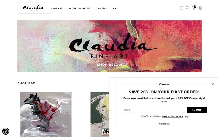 Screenshot of claudiatulsa.com