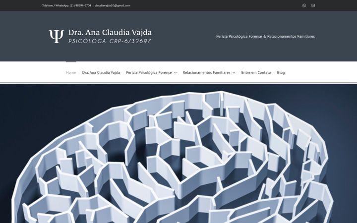 Screenshot van claudiavajda.com.br