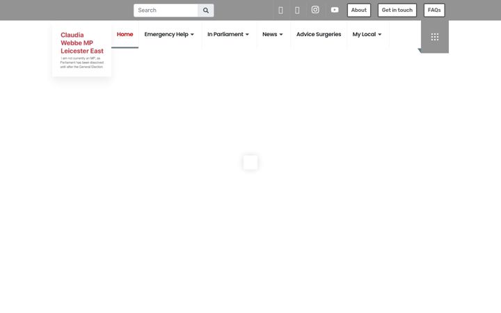 Screenshot di claudiawebbe.org