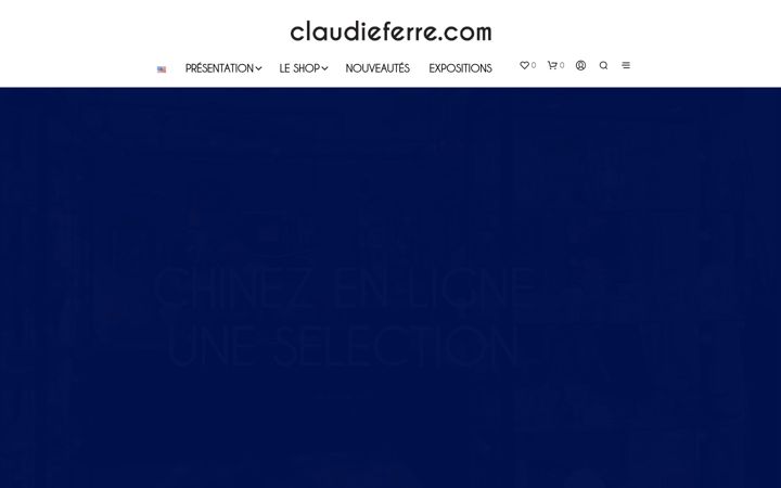 Screenshot of claudieferre.com