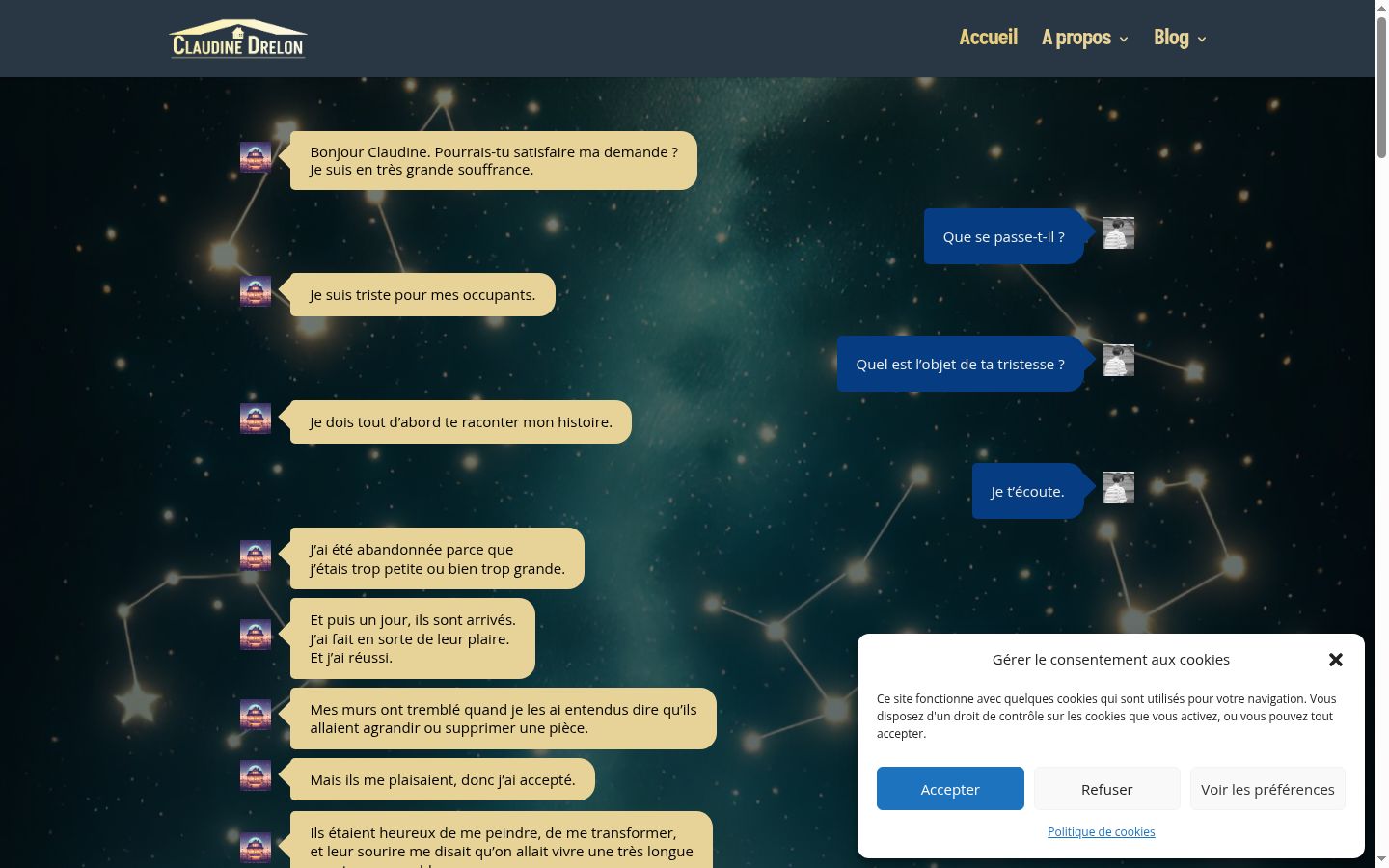 Screenshot des Einwilligungsbanners vor jeglicher Interaktion