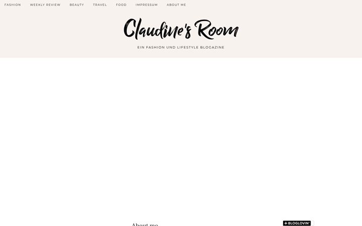 Screenshot of claudinesroom.com