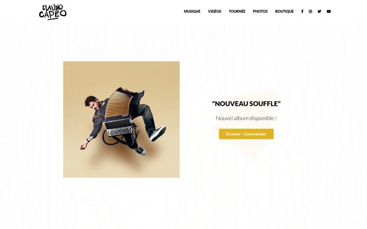 Screenshot of claudio-capeo.com