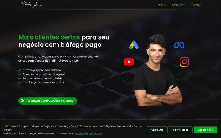 Screenshot van claudioalmeida.com.br