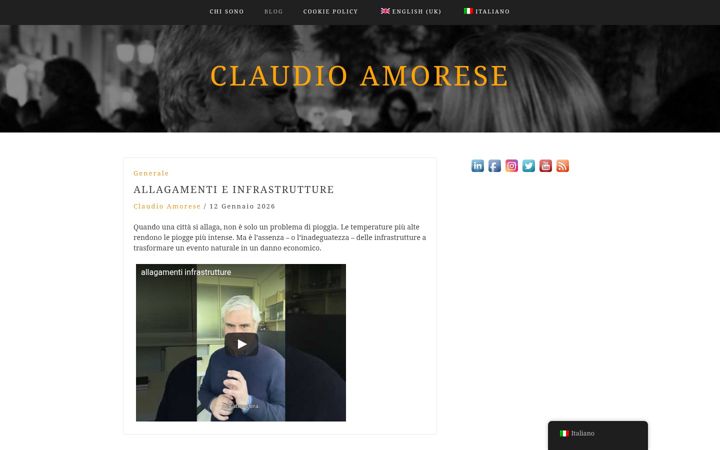 Screenshot of claudioamorese.it