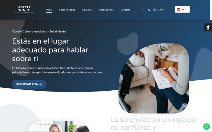 Screenshot ta' claudiocabrera.net