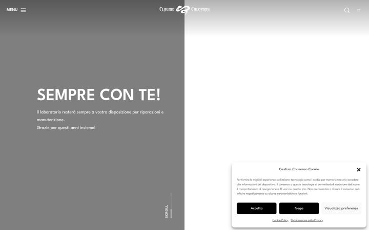 Screenshot di claudiocalestani.it