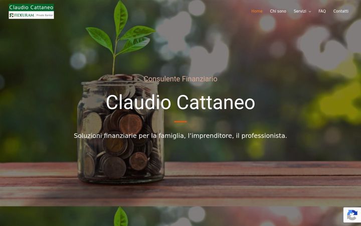 Screenshot of claudiocattaneo.it