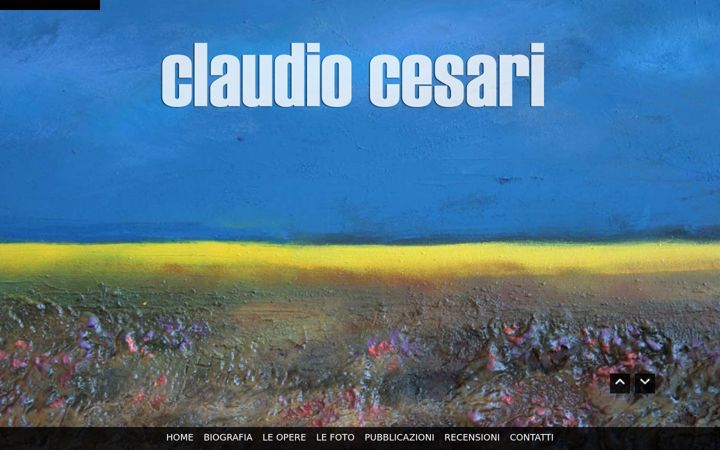 Screenshot of claudiocesari.it