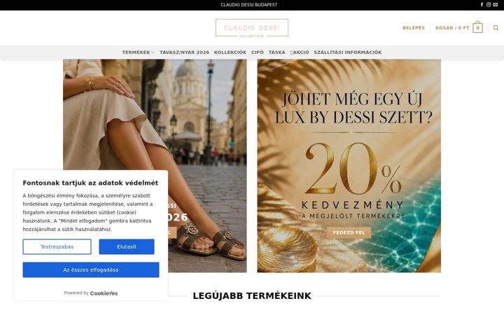 Screenshot stránky claudiodessibudapest.hu