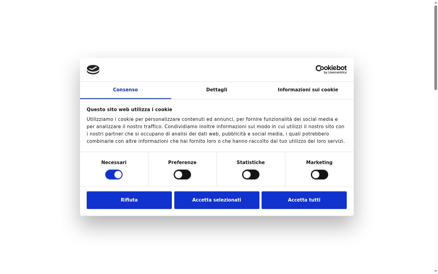 Sutikimo reklamjuostės, rodytos prieš bet kokią sąveiką, ekrano kopija