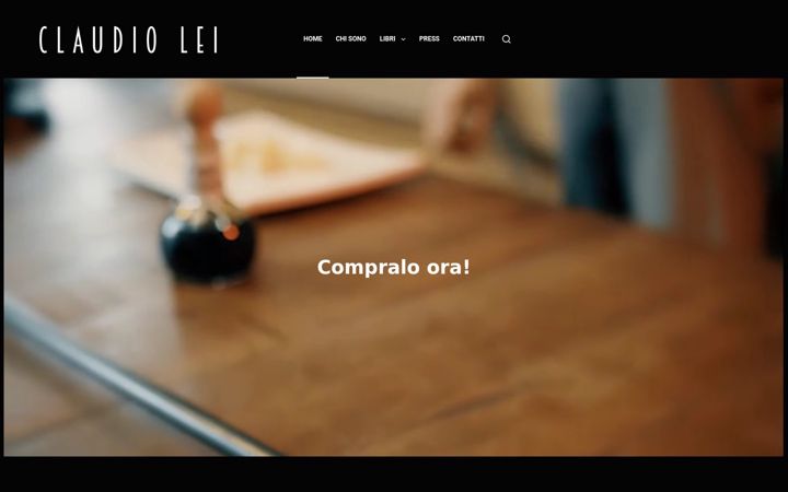 Screenshot of claudiolei.it