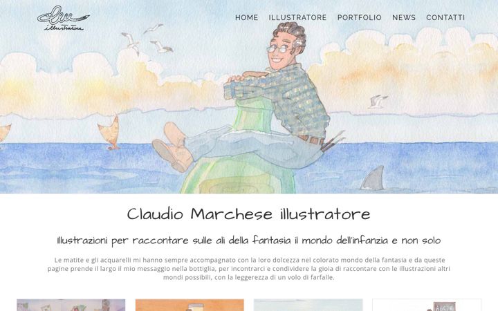 Screenshot of claudiomarchese.it