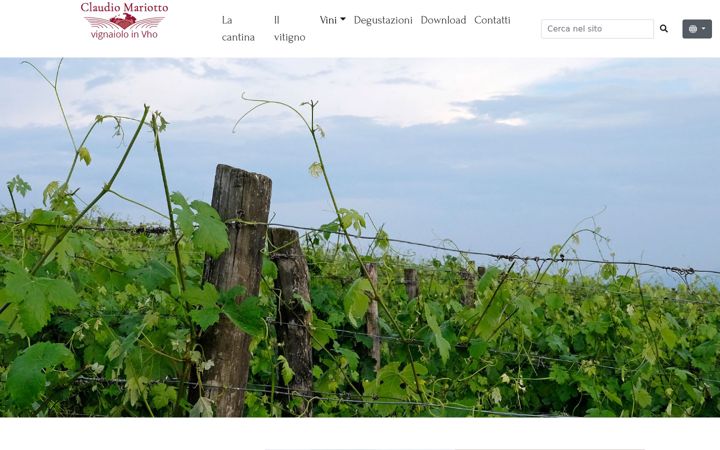 Screenshot of claudiomariotto.it