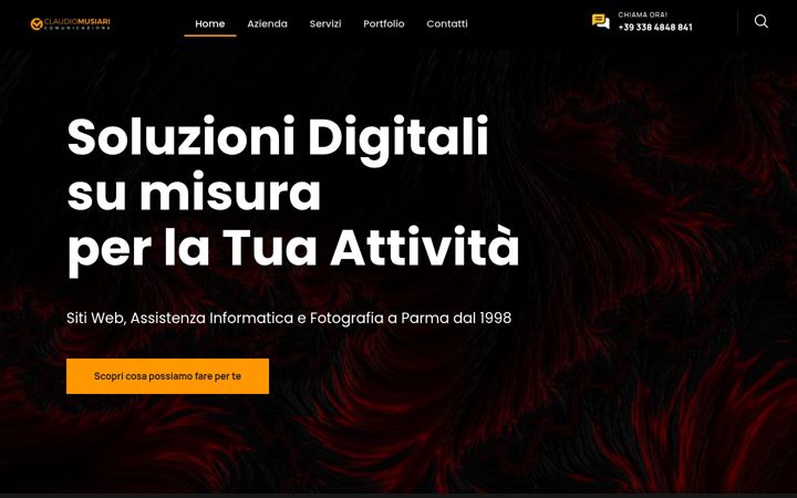 Screenshot of claudiomusiari.it