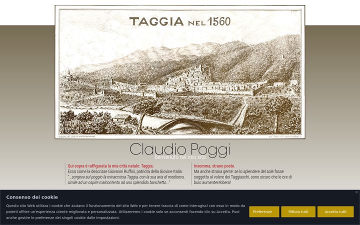 Screenshot di claudiopoggi.it