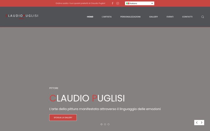 Screenshot of claudiopuglisi.it