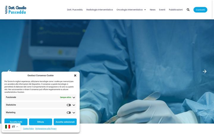 Screenshot of claudiopusceddu.it