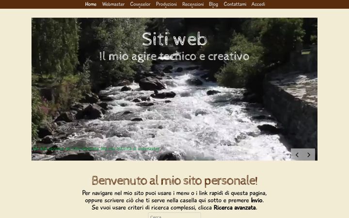 Screenshot di claudioromeo.it