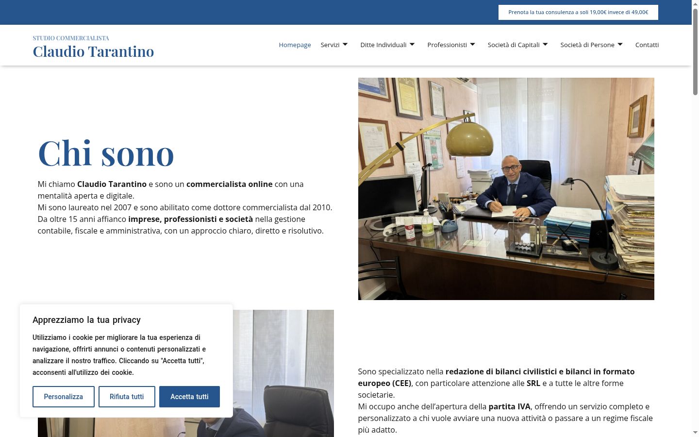 Snímka obrazovky banera súhlasu zobrazeného pred akoukoľvek interakciou