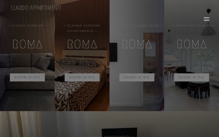 Screenshot von claudiovaticanoappartamento.it