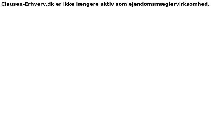 Screenshot of clausen-erhverv.dk