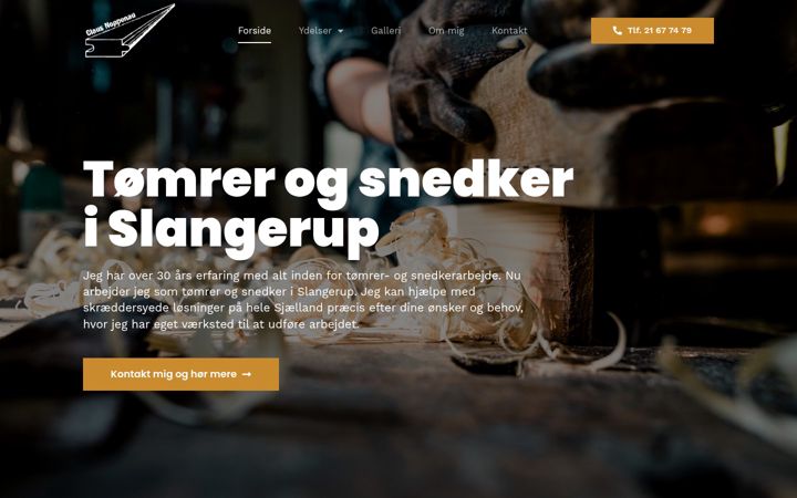 Screenshot of clausnoppenau.dk