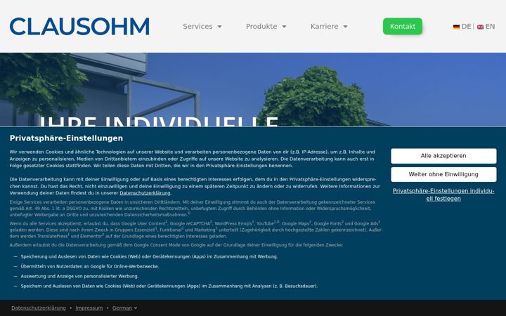 Captura de ecrã de clausohm.eu