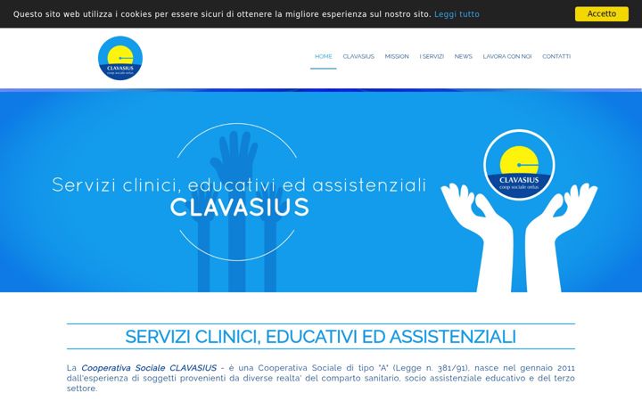 Captură de ecran a clavasius.it
