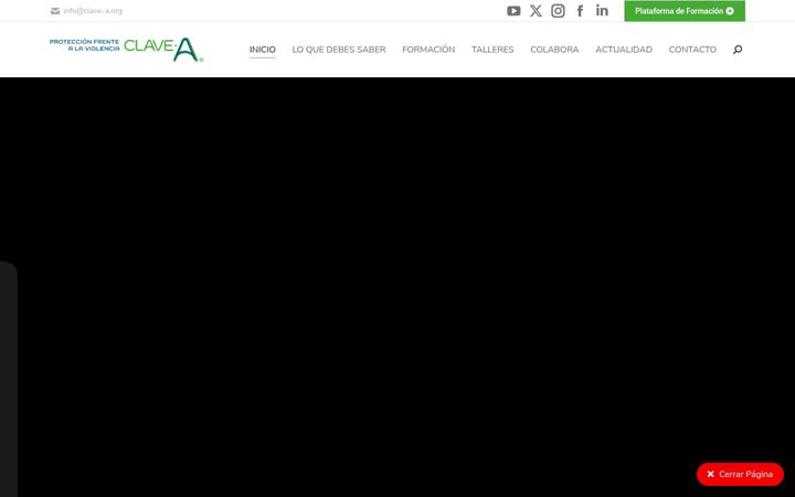 Screenshot di clave-a.org