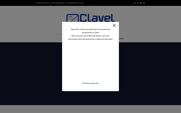 Screenshot van clavel.com.br